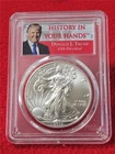2017  American Silver Eagle ASE $1 PCGS MS 70 FDI DONALD TRUMP 1 OF 2000 #T2264