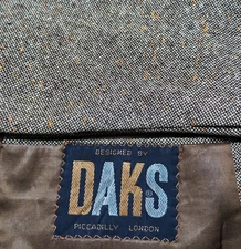 1970s Vintage Daks Wool & Silk classic union made hunting jacket blazer 40R
