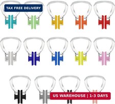 Swimming Nose Clip, 14 Packs Swim Nose Plugs with Waterproof Silica Gel for Kids