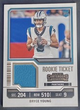 2023 Contenders Bryce Young Rookie Ticket Patch RC #TS41 Panthers