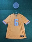Men’s Baker Mayfield Tampa Bay Buccaneer's Creamsicle Nike Jersey Sz L DEFECT
