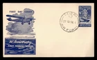 DR WHO 1958 NEW ZEALAND FDC TASMAN FIRST FLIGHT ANIV TAIERI AIR FORCE w29499
