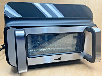 Bella Pro Series - 10.5-qt. 5-in-1 Indoor Grill and Air Fryer - Black