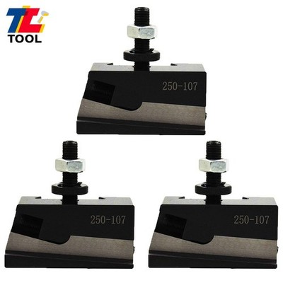 3×Quick Change Tool Post  AXA #7 250-107Parting Blade Holder For CNC Lathe