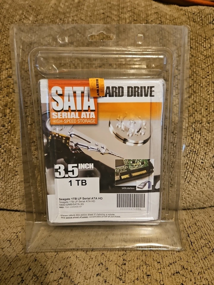 Seagate Barracuda ST1000DM003 Desktop Hard Drive - 1 TB - Image 2 of 4