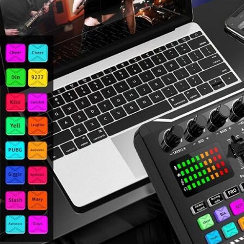 Carte Son Live Professionnelle Intelligente Réduction Bruit Effet Sonore Multiple FG - Photo 22/22