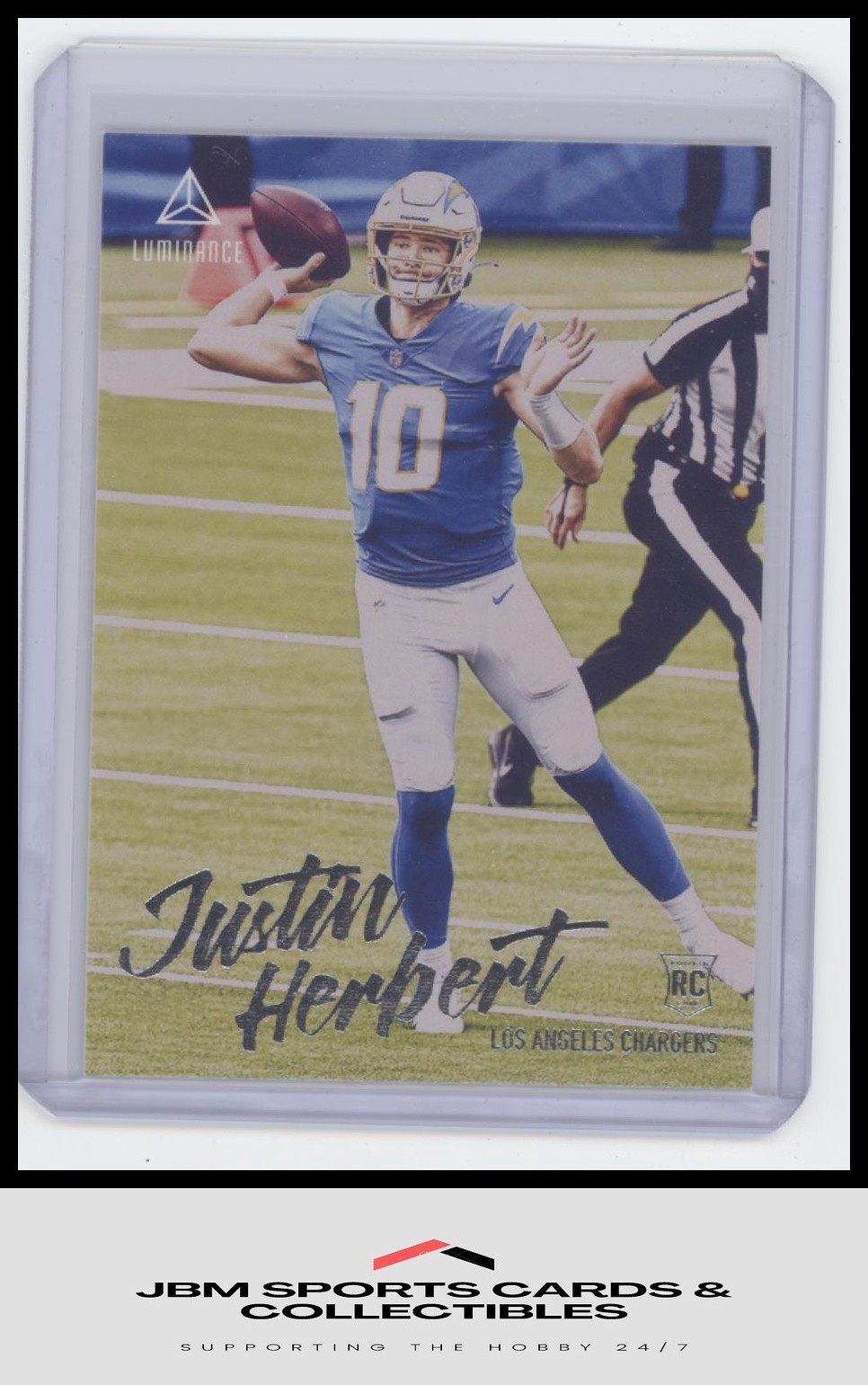 2020 Panini Chronicles #203 Justin Herbert Luminance Update Rookies