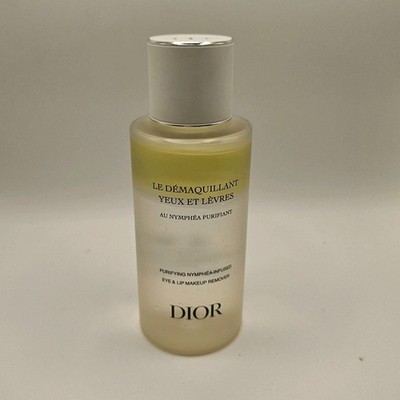Christian  DIOR Purifying Nymphea-Infused Eye & Lip Makeup Remover 4.2oz 125ml