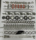 Lot Of 10 Vintage Silver Tone Bracelets~Trifari Sarah Cov Monet Premier Designs