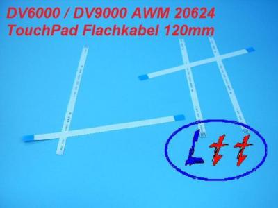HP DV6000 DV9000 AWM 20624 Touchpad Flachkabel 120mm