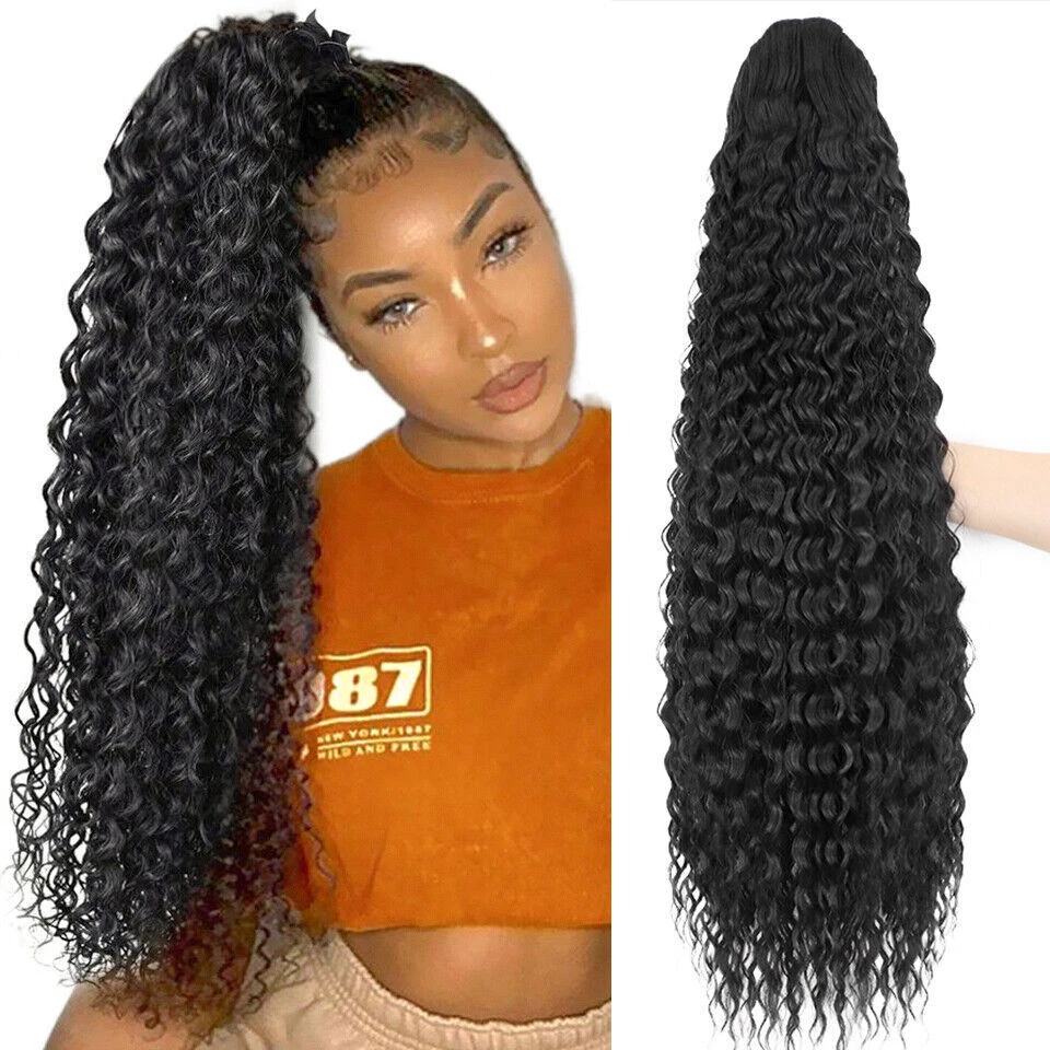 Drawstring ponytail sale