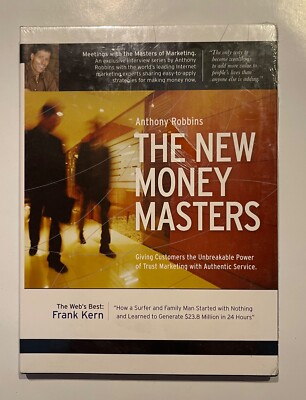 Anthony Robbins The New Money Masters Frank Kern (Brand New Sealed)