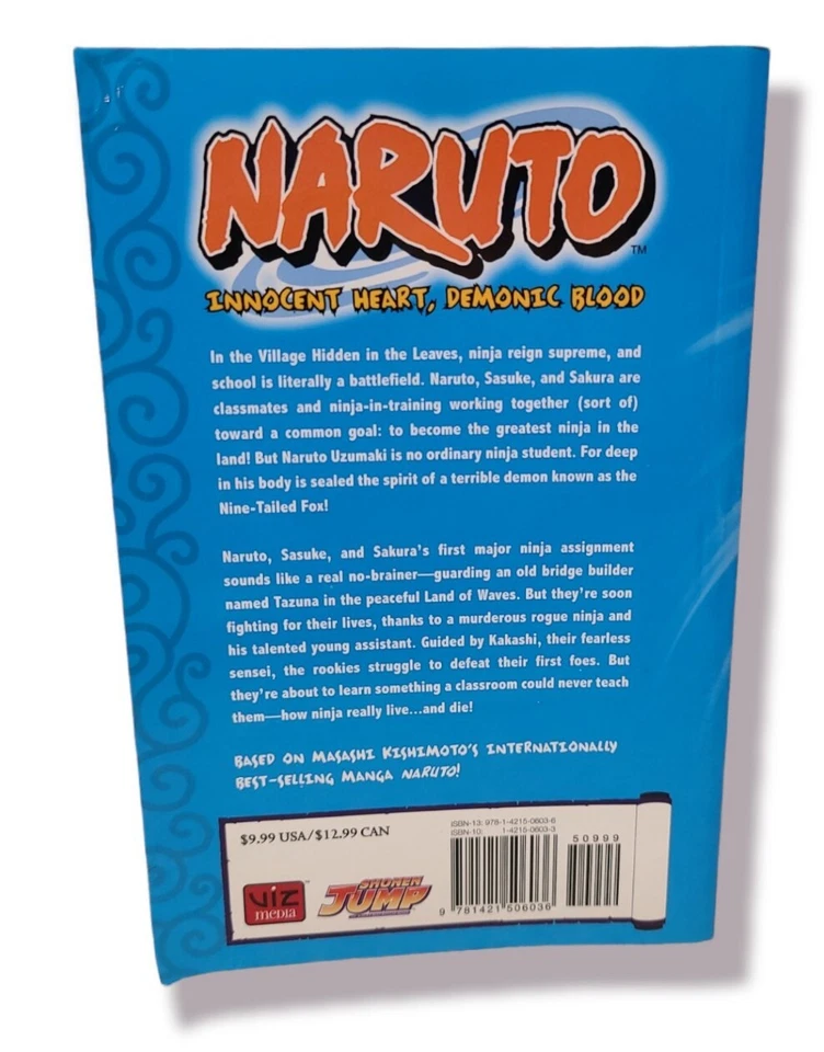 Naruto Innocent Heart, Demonic Blood Shonen Jump Fiction Viz Media Foto 2 de 2