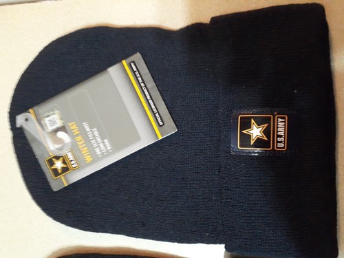 2 Pack- US Army Logo Winter Hat Official Lic.Blue Beanie One Size Fits Most - Bild 2 von 6