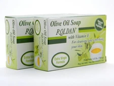 Jabon Aceite de Oliva,Roldan 3.5onz (Paquete de 2) Free Shipping