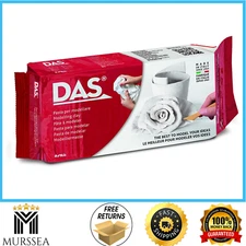 Das Modelling Clay Air-Dry Sculpting No Baking Self Hardening White 500g 1.1 Lb
