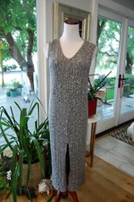 Anthropologie Dolan Left Coast XS Layered Luna Dress Heather Ribbed Midi 