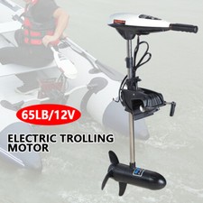 12V Heavy Duty Electric Trolling Motor Engine 65lbs Outboard motor Marine Boat