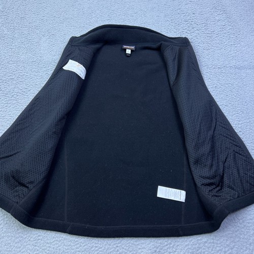 Patagonia Synchilla Vest Men's L Black Full Zip Midweight Fleece Outdoors Logo - Picture 7 of 12