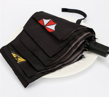 Red, White, Black Umbrella Corp Themed Premium Parasol Danger Umbrella