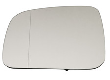 Spiegel Glas LINKS Au&szlig;enspiegel Asph&auml;risch Wei&szlig; Beheizt passend f&uuml;r VW T5 Caddy