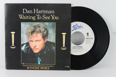7'' Single - DAN HARTMAN - Waiting To See You (Aus: ''Ruthless People'') 1986 Epic