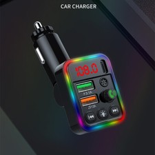 Car Bluetooth Adapter Type-C PD USB Car Quick Charger 5.3 FM Transmitter MP3