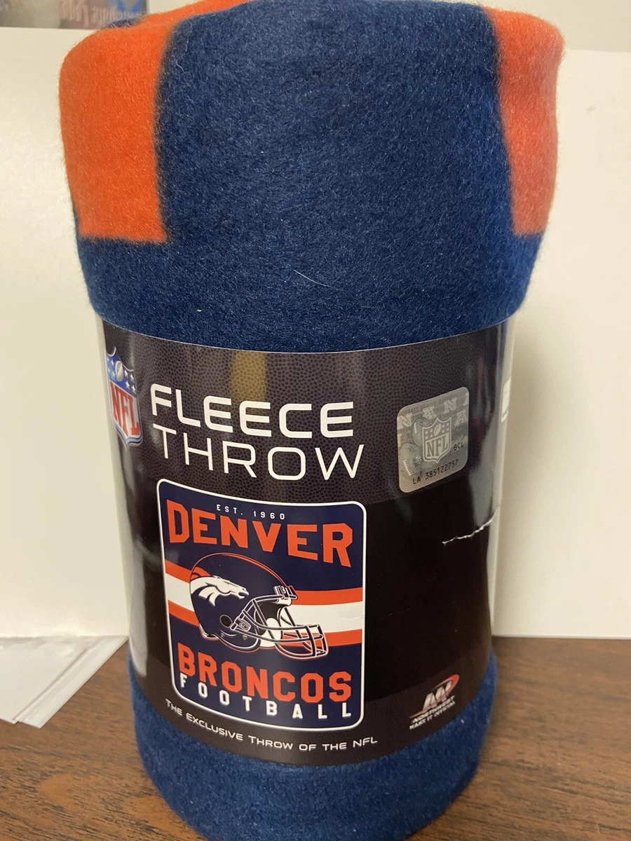 Broncos fleece online blanket