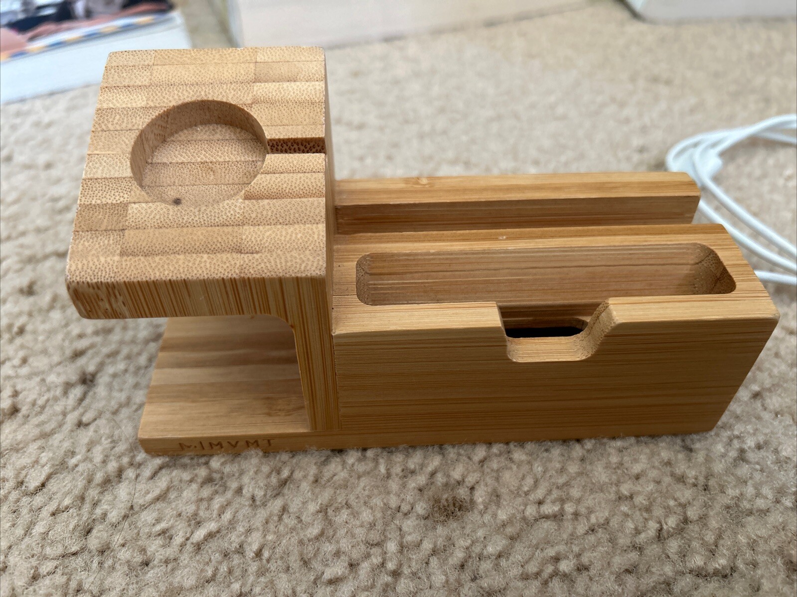 Charging station Wood For Apple Watch And Phones-image