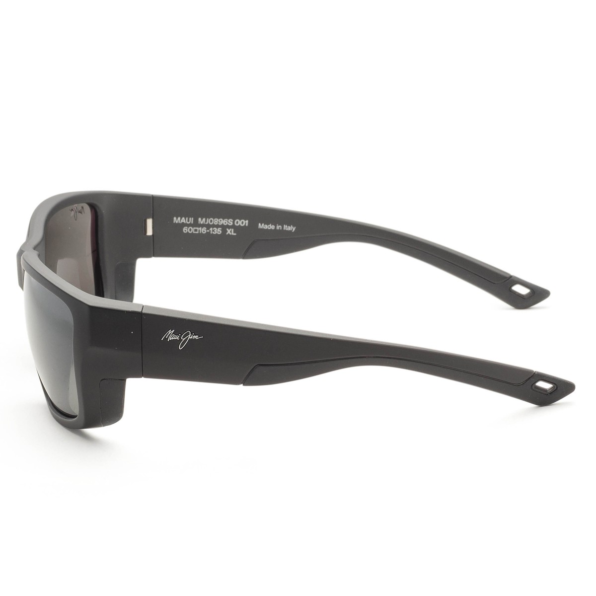 Maui Jim Men's Amberjack 60 mm Black Sunglasses MJ0896S-001