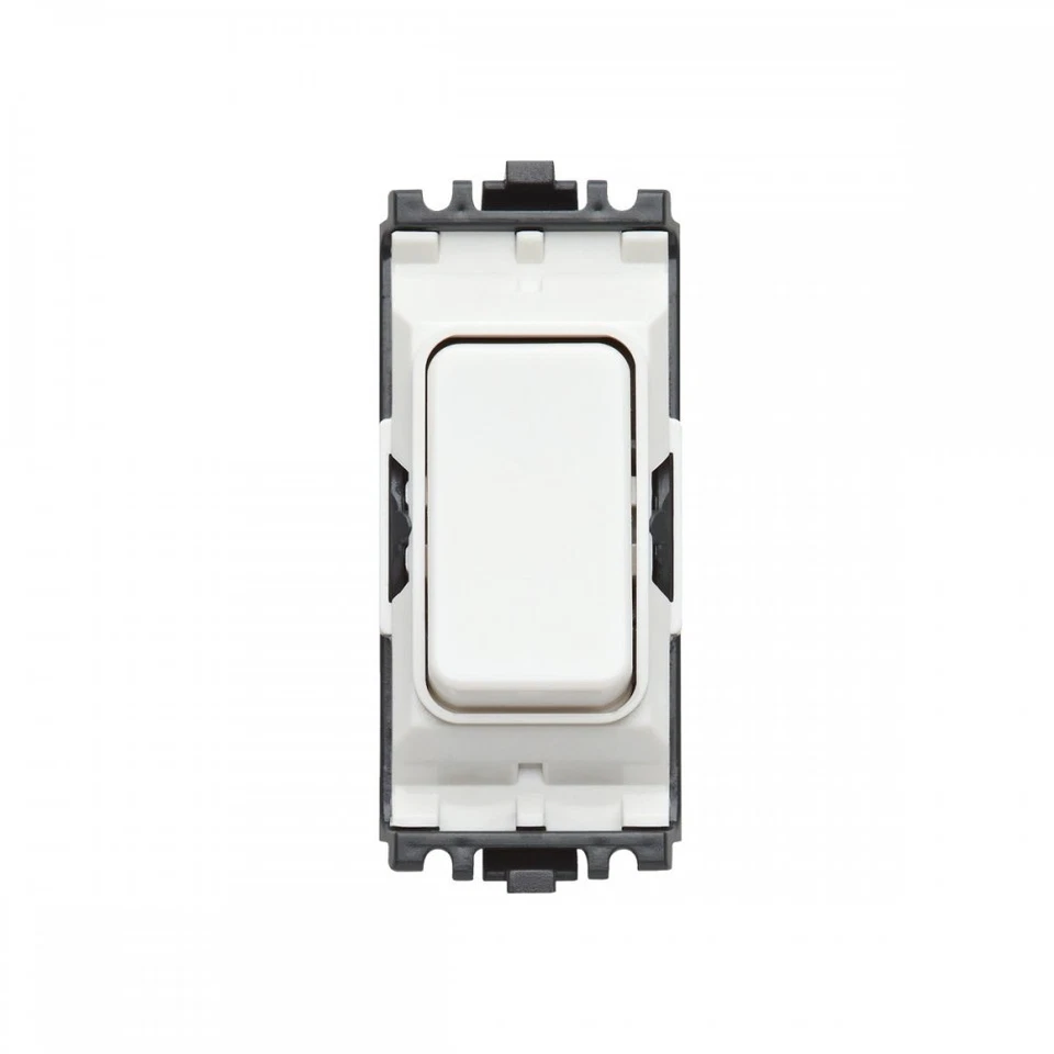 MK ELECTRIC MK Grid Plus K4882WHI 10 Amp 10A SP 2 Way Switch Module