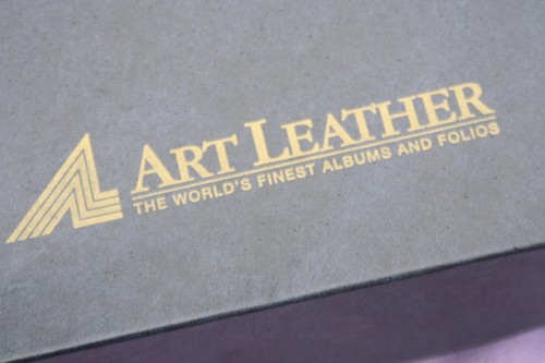 Large Art Leather Photo Album. Black with gold detailing. - Picture 4 of 7