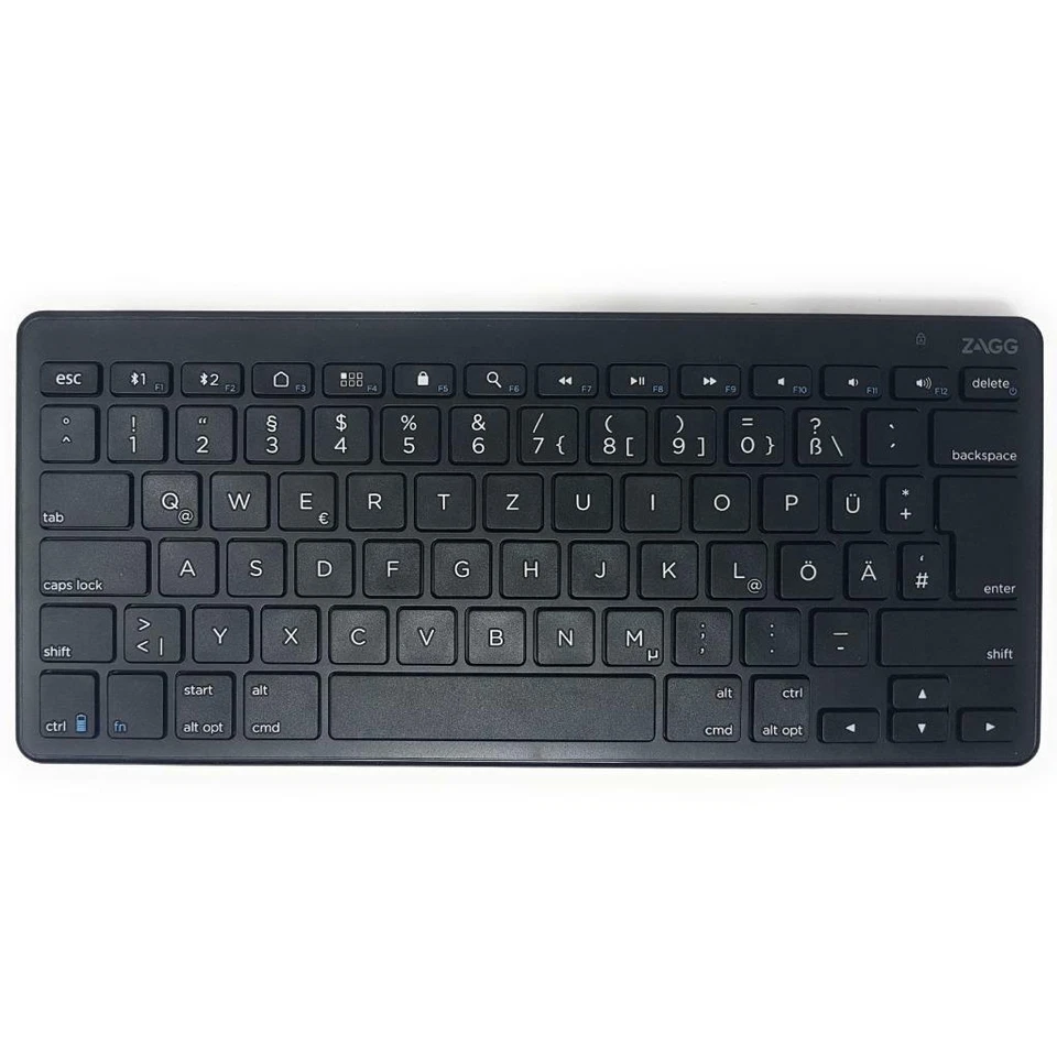 ZAGG Wireless Bluetooth Keyboard Universal - QWERTZ GERMAN Keyboard Layout - Image 2 of 4