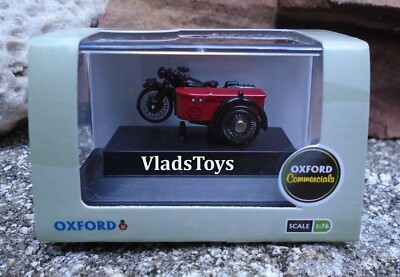 Oxford 1:76 BSA Motorcycle w/ Sidecar - Royal Mail 76BSA003