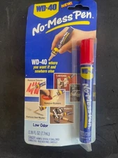 NOS WD-40 No Mess Pen Lubricates Protects Removes 0.26 oz Low Odor WP010-00
