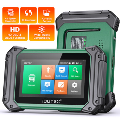 IDUTEX Heavy Duty Truck Scanner TS710 All System 12V 24V Diagnostic Tool DPF ECU