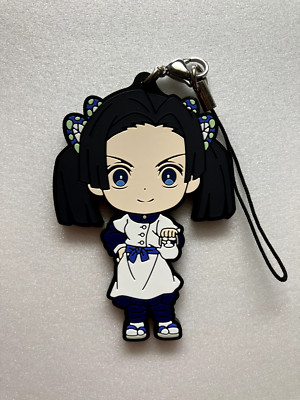 Aoi Kanzaki Demon Slayer Japanese Anime Rubber Keychain Strap