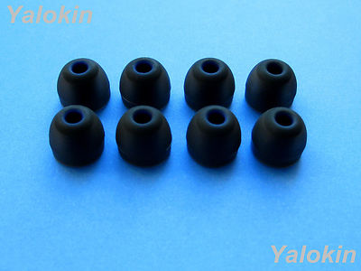 8pcs (Schwarz) Medium Größe Ersatz Ohrstöpsel für Jaybird Freedom F5 Kopfhörer