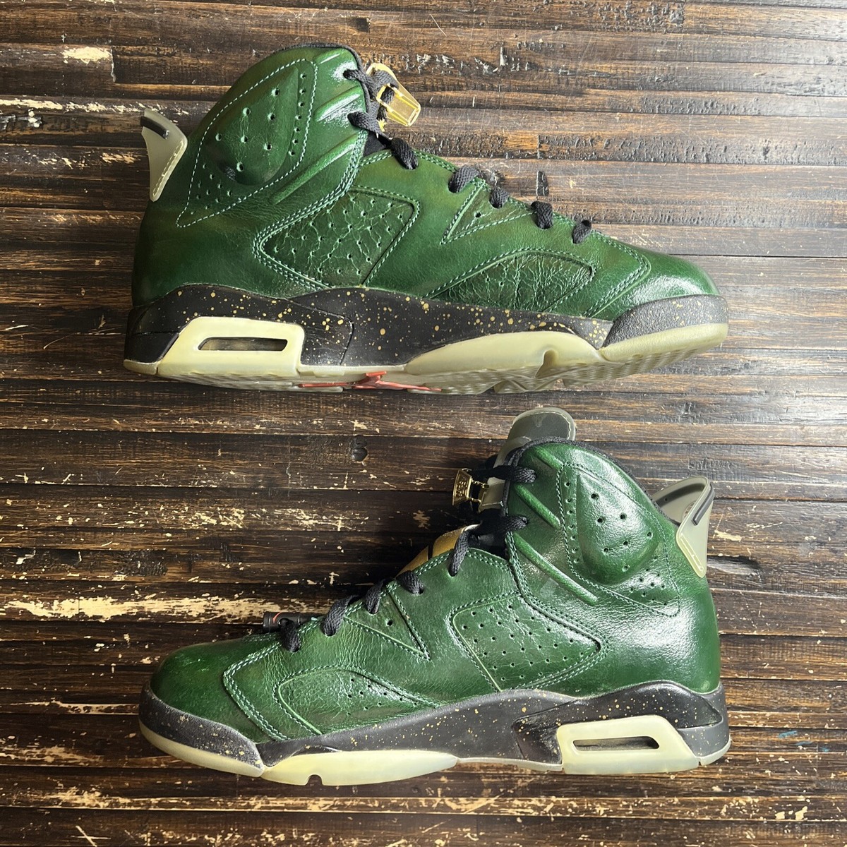 Jordan Air Jordan 6 Retro Champagne Bottle High Top Leather Lace Up Men Air Jordan 6 Retro Champagne Bottle 384664-350 main image 2