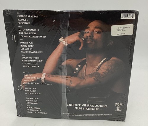 (SEALED) TUPAC (2PAC) all eyez on me (2001 DEATH ROW 4x VINYL LP REISSUE) RARE! - Picture 9 of 15