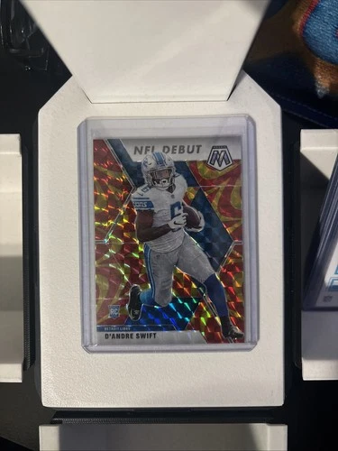 2020 Panini Mosaic Reactive Orange NFL Debut D'andre Swift