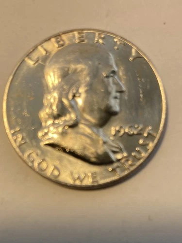 1962 D Franklin Half Dollar in Uncirculated Condition (90% silver)