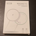Magnetic Fast Wireless Charger Qi USB-C Slim White For iPhone 15 14 13 12 G201