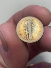 1926-D Silver Mercury Dime, Colorful Rainbow Album Toning — photo 5