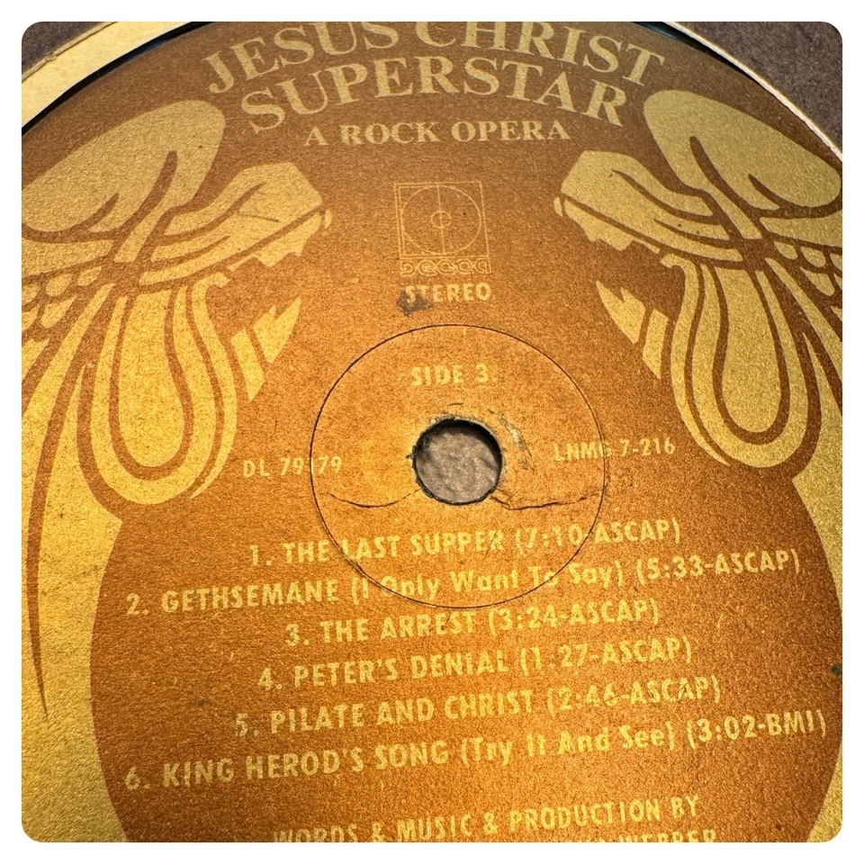 1st Press Jesus Christ Superstar 1970 2xLP Box Set DXSA 7206 - Image 4 of 4