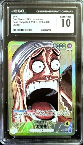 2025 ONE PIECE JP ENEL LEADER OP05-098 CGC 10 E PT