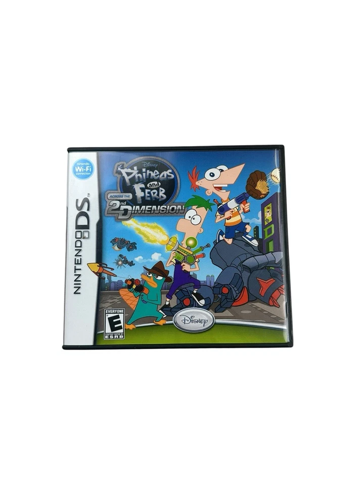 Phineas and Ferb Across the 2nd Dimension Nintendo DS - Completo en caja con póster Foto 4 de 4