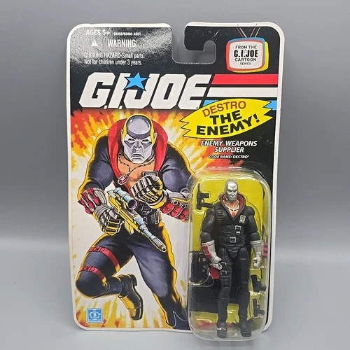 2007 Hasbro GI Joe ARAH 25th Anniversary Destro - Sealed on Card