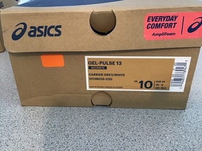 Asics Gel-Pulse 13 Womens Shoes Size 10   Carrier Grey/White 1012B035-020
