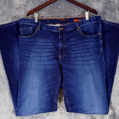 Alberto Pipe Jeans Mens 40x36 Blue Cosy Regular Slim Fit Stretch Denim